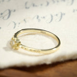 Bague Pierre de Lune Argent Plaqué Or – Bijou Équilibrant - Biloria