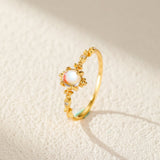 Bague Pierre de Lune en Argent ou Or - Bien-être Spirituel - Biloria