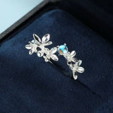 Bague Pierre de Lune Halo Divin pour Bureau - Argent - Biloria