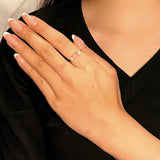 Bague Quartz Rose Éclat d'Étoile Argent Plaqué Or - Biloria