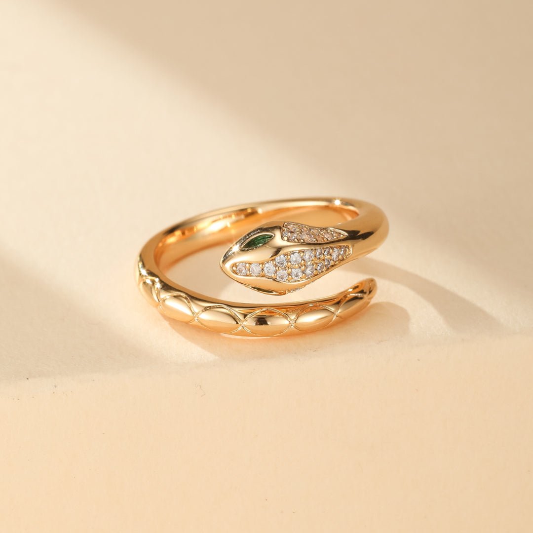 Bague Serpent Aura Divine Bijou Puissant - Biloria