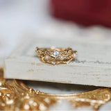 Bague Trio Aigue Marine Perle Zircon Sérénité - Biloria