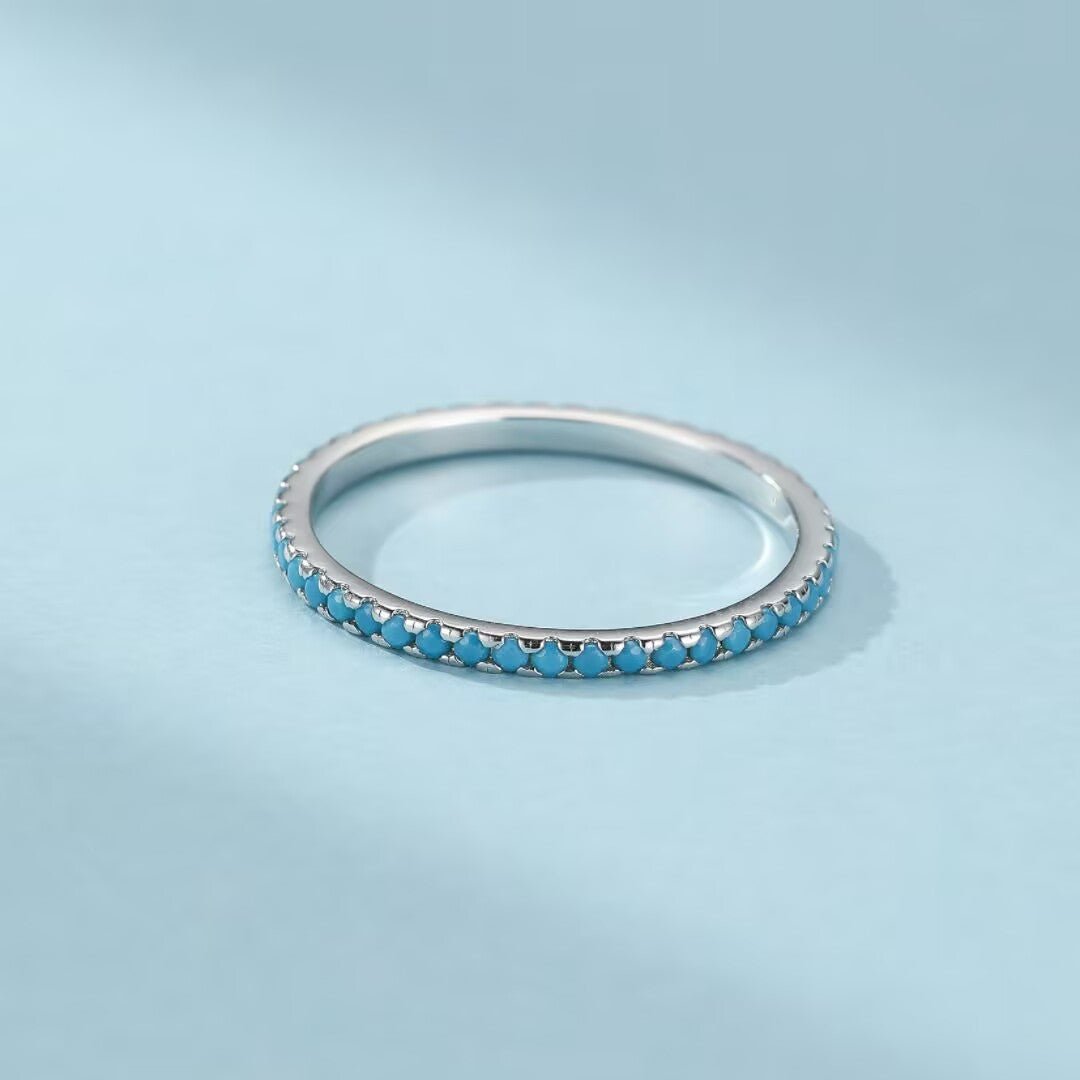 Bague Turquoise Argent 925 – Bijou de Protection et Harmonie - Biloria