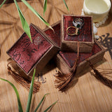 Boîte Cadeau Rouge en Lin pour Bijoux - 4 Tailles - Biloria
