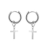 Boucle d'Oreille Croix Homme – Symbole de Foi et Style au Quotidien - Biloria