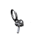 Boucle d'Oreille Homme Croix et Anneau Acier Inoxydable - Biloria