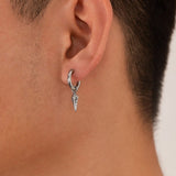 Boucle d'Oreille Homme Flèche Viking Acier 316L - Biloria