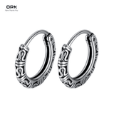 Boucle d'Oreille Homme Viking Motif Tribal Acier Inoxydable - Biloria
