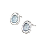 Boucles d'oreilles Aigue marine S925 pour bureau - Biloria