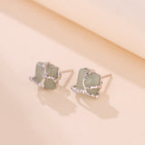 Boucles d'Oreilles Aventurine Argent 925 – Sérénité et Équilibre - Biloria