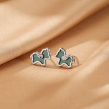 Boucles d'Oreilles Cheval Malachite Argent – Liberté et Transformation - Biloria
