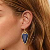 Boucles d'Oreilles Cœur en Pierres Naturelles – Pour un Nouveau Départ - Biloria