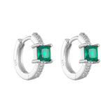 Boucles d'Oreilles Émeraude Brise d'Émeraude Argent 925 - Biloria