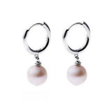 Boucles d'Oreilles Homme Perle Argent 925 – Pureté et Sérénité - Biloria