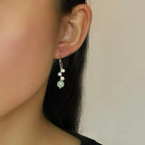 Boucles d'Oreilles Jade Perles Or 14K Protection - Biloria