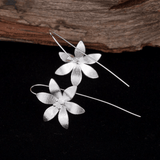 Boucles d'Oreilles Lotus Éclos en Argent 925 - Biloria