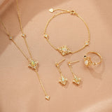 Boucles d'Oreilles Opale Naturelle, Argent Plaqué Or 10K - Biloria