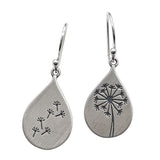 Boucles d'Oreilles Pissenlit Argent 925 Renaissance et Légèreté - Biloria