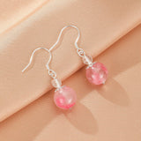 Boucles d'Oreilles Rhodonite Rosée d'Amour Argent S925 - Biloria