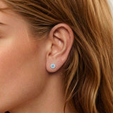 Boucles d'Oreilles Topaze Fleur d'Eden Argent S925 - Biloria