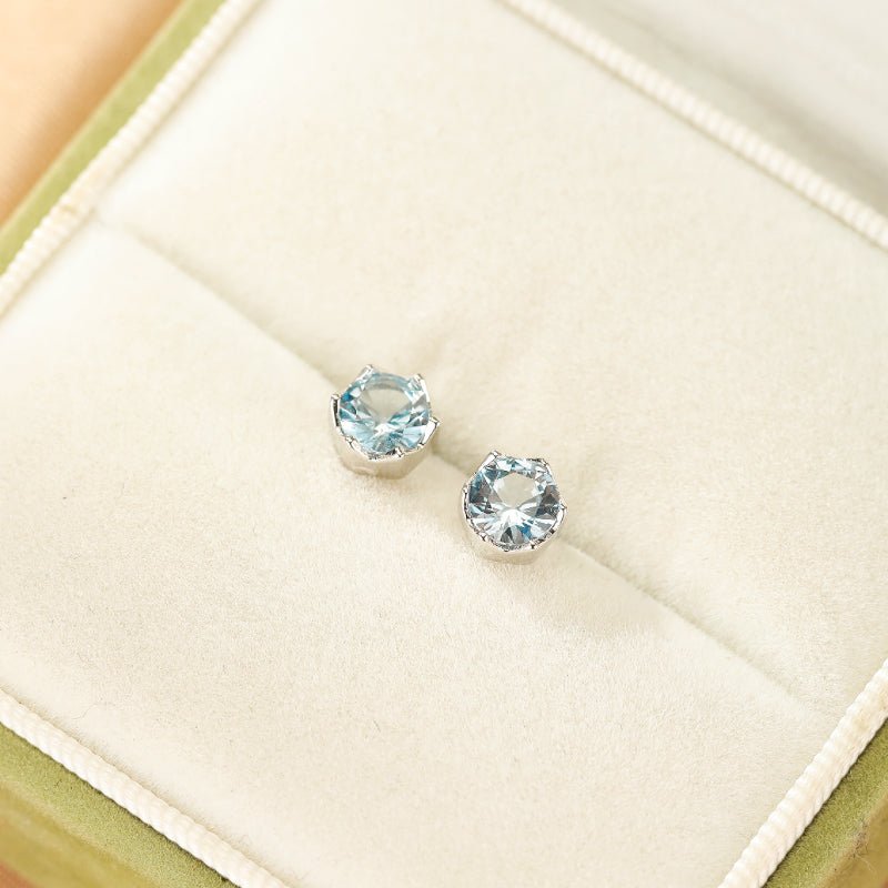 Boucles d'oreilles Topaze naturelle argent 925 – Clarté et joie - Biloria
