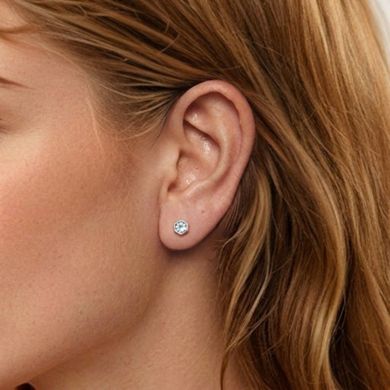 Boucles d'oreilles Topaze naturelle argent 925 – Clarté et joie - Biloria