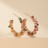 Boucles d'Oreilles Tourmaline – Énergie Positive et Éclat Solaire - Biloria