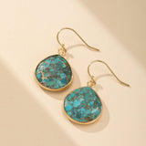Boucles d'Oreilles Turquoise Célestes – Bijou Nature - Biloria