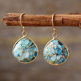 Boucles d'Oreilles Turquoise Célestes – Bijou Nature - Biloria