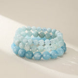 Bracelet Aigue Marine Naturelle – Sérénité et Douceur - Biloria
