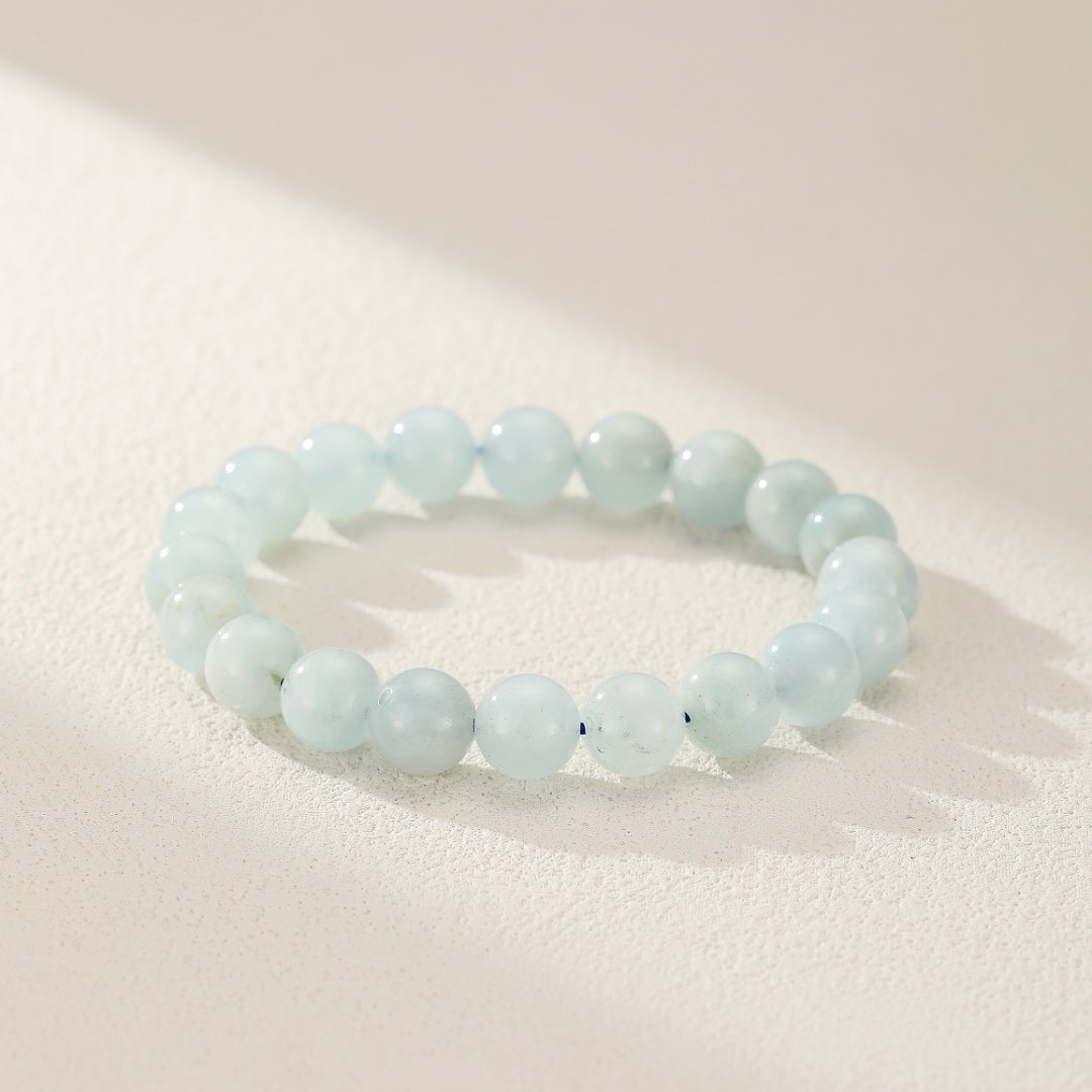 Bracelet Aigue Marine Naturelle – Sérénité et Douceur - Biloria