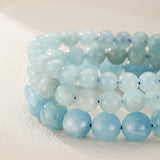 Bracelet Aigue Marine Naturelle – Sérénité et Douceur - Biloria