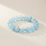 Bracelet Aigue Marine Naturelle – Sérénité et Douceur - Biloria