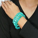 Bracelet Amazonite et Perle – Sérénité Minérale - Biloria