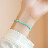 Bracelet Amazonite Fine Apaisant – Bijou Méditation - Biloria