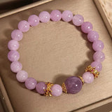 Bracelet Améthyste Lavande et Violette pour Sérénité et Intuition - Biloria