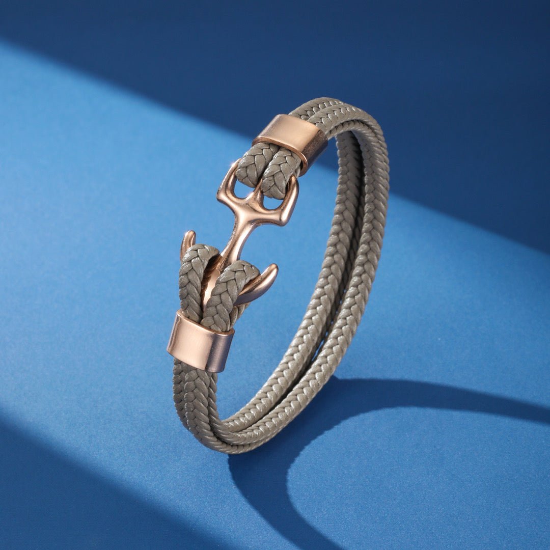 Bracelet Ancre Marine Énergie Feng Shui - Horizon Calme - Biloria