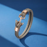 Bracelet Ancre Marine Énergie Feng Shui - Horizon Calme - Biloria