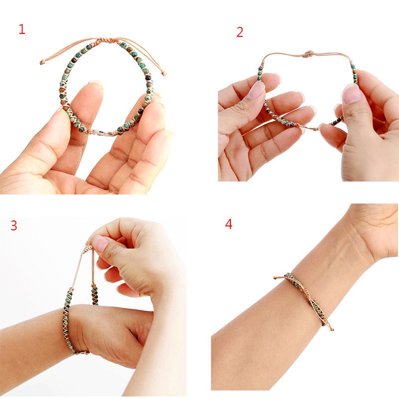 Bracelet Arbre de Vie Jaspe Africain - Stabilité et Bonheur - Biloria