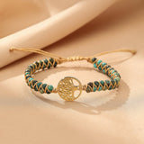 Bracelet Arbre de Vie Jaspe Africain - Stabilité et Bonheur - Biloria