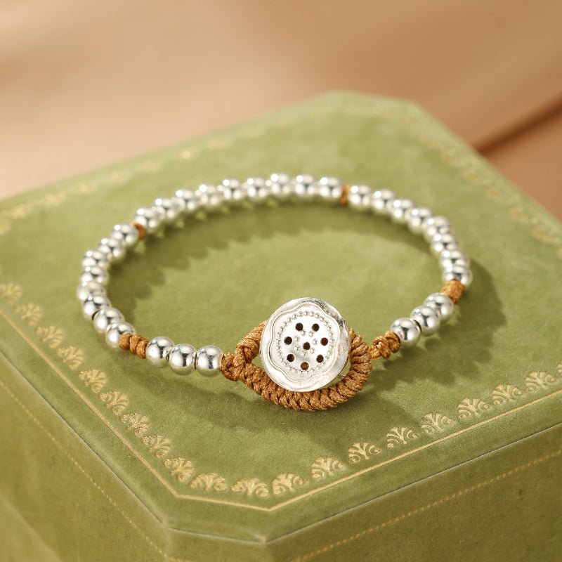 Bracelet Argent Graine de Lotus pour Maman et Enfant - Biloria
