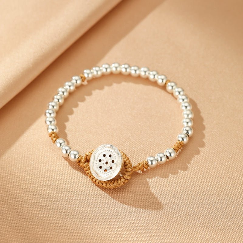 Bracelet Argent Graine de Lotus pour Maman et Enfant - Biloria