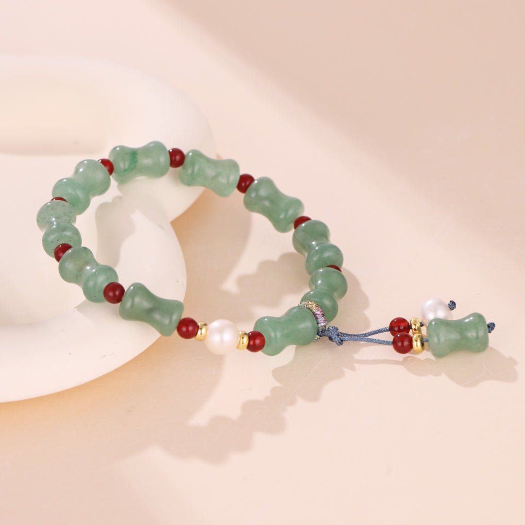 Bracelet Aventurine Fleur Perle – Cadeau Harmonie et Sérénité - Biloria