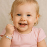 Bracelet Bébé Argent Nœud Papillon Ajustable – Cadeau Naissance - Biloria
