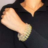 Bracelet Citrine Naturelle Brésilienne – Éclat Lumineux - Biloria