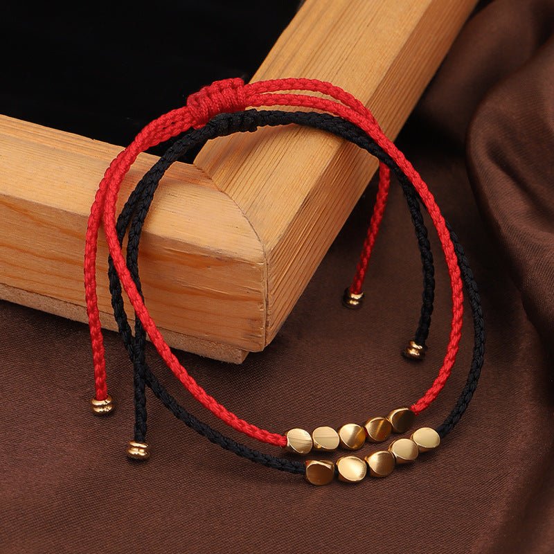 Bracelet Couple Flot Fil Rouge – Lien Invisible Feng Shui - Biloria