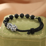 Bracelet Couple Pi Xiu - Union Sacrée en Fil Rouge - Biloria