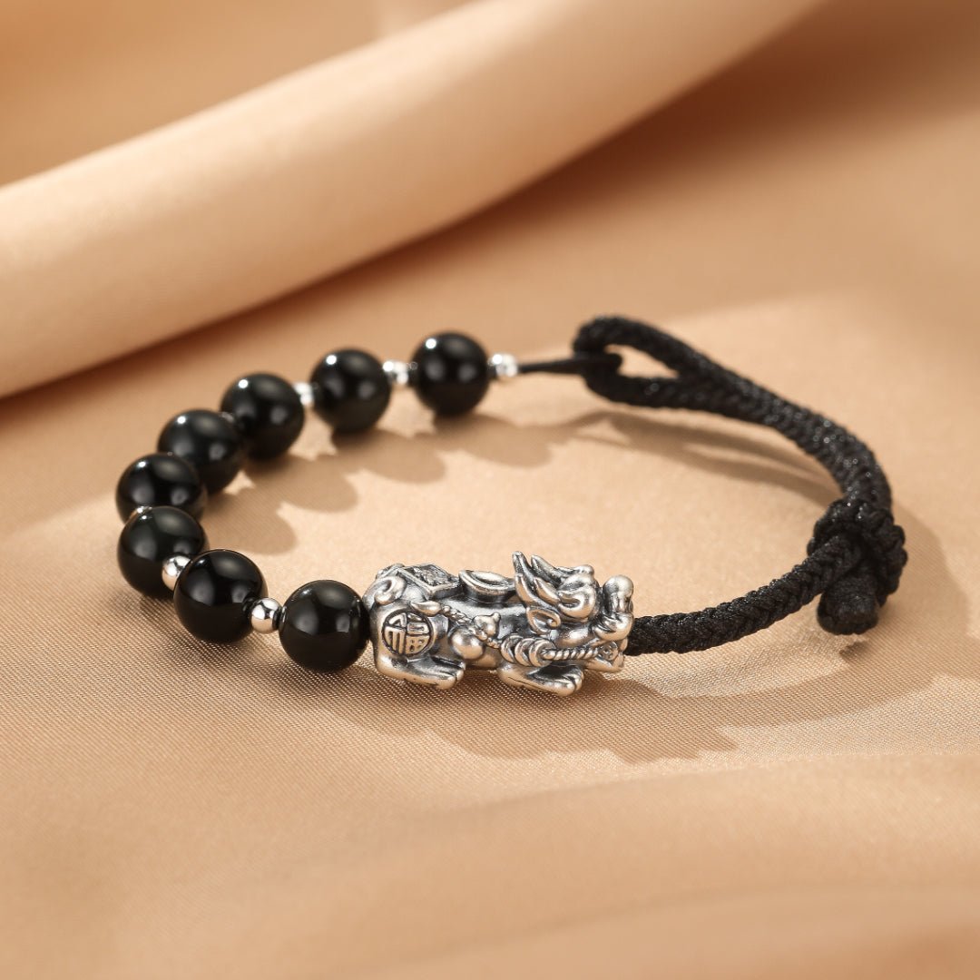 Bracelet Couple Pi Xiu - Union Sacrée en Fil Rouge - Biloria