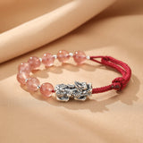 Bracelet Couple Pi Xiu - Union Sacrée en Fil Rouge - Biloria