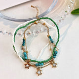 Bracelet de Cheville Coquillage Marée Tropicale Feng Shui - Biloria